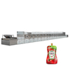 80Kw Water Cooled Industrial Belt Type Condiments Microwave Sterilizer Machine For Factory