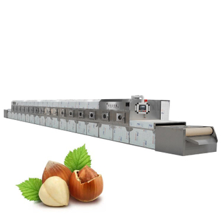 40Kw Air Cooled Industrial Belt Type Hazelnut Microwave Roaster Machine For Farm